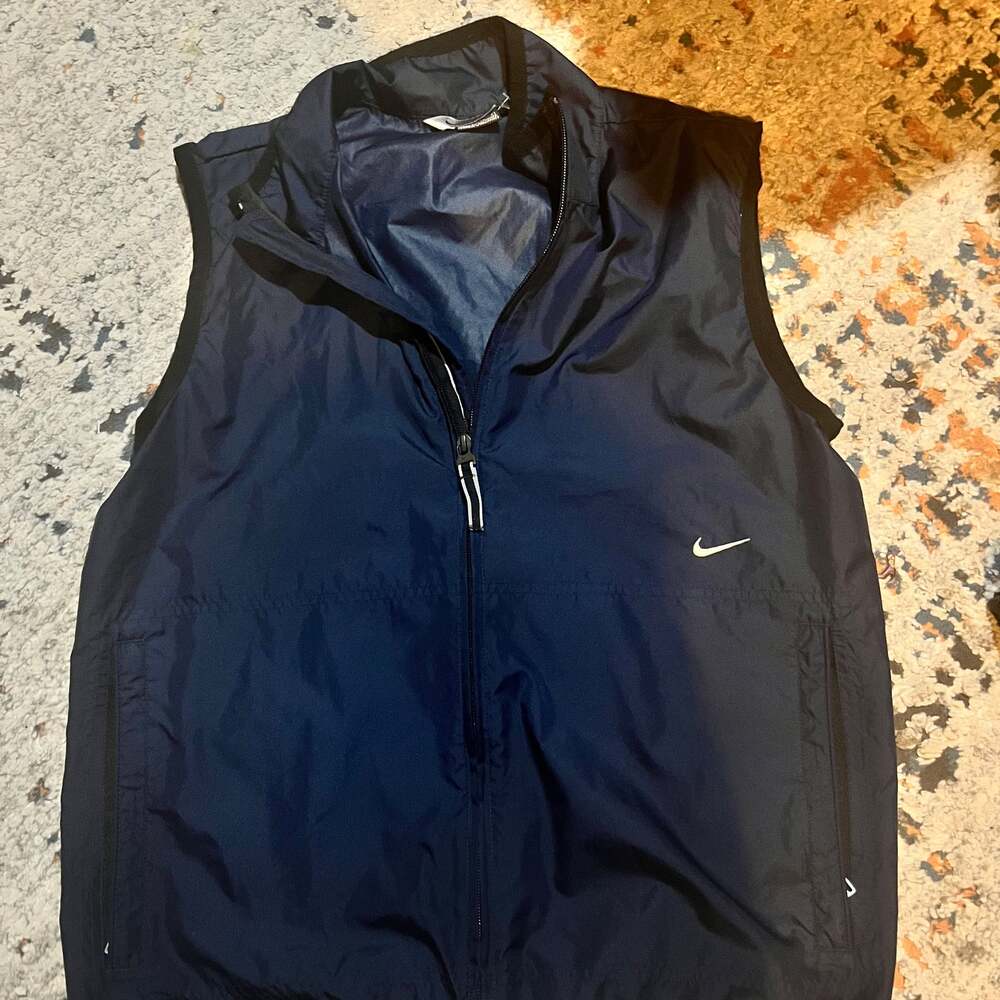 Vintage Y2K Nike Track Reversible Vest